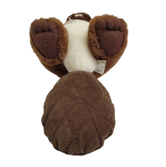 Rare Vintage Hudsons Bay Company Plush Brown Beaver with HBC Bandana - Picture 6 of 11